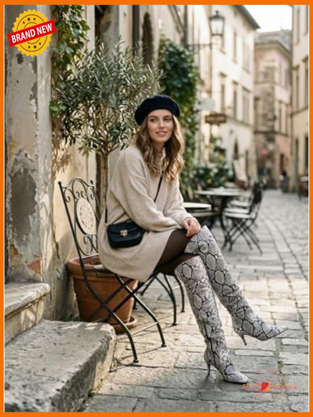Pointed Toe Stiletto Heel Over the Knee Boots Side Zip Ruched Thigh High Booties - Picture 3 of 7